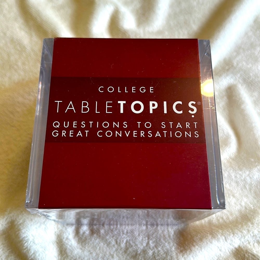 Table Topics Game College Edition question game